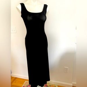 Black long Summer dress.